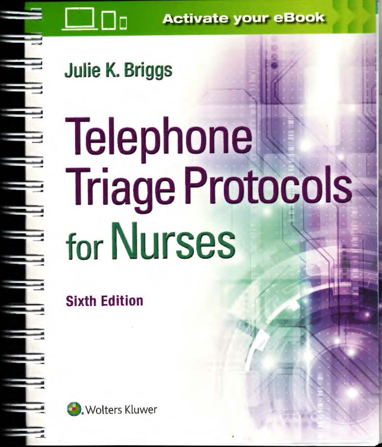 Telephone triage protocols for nurses